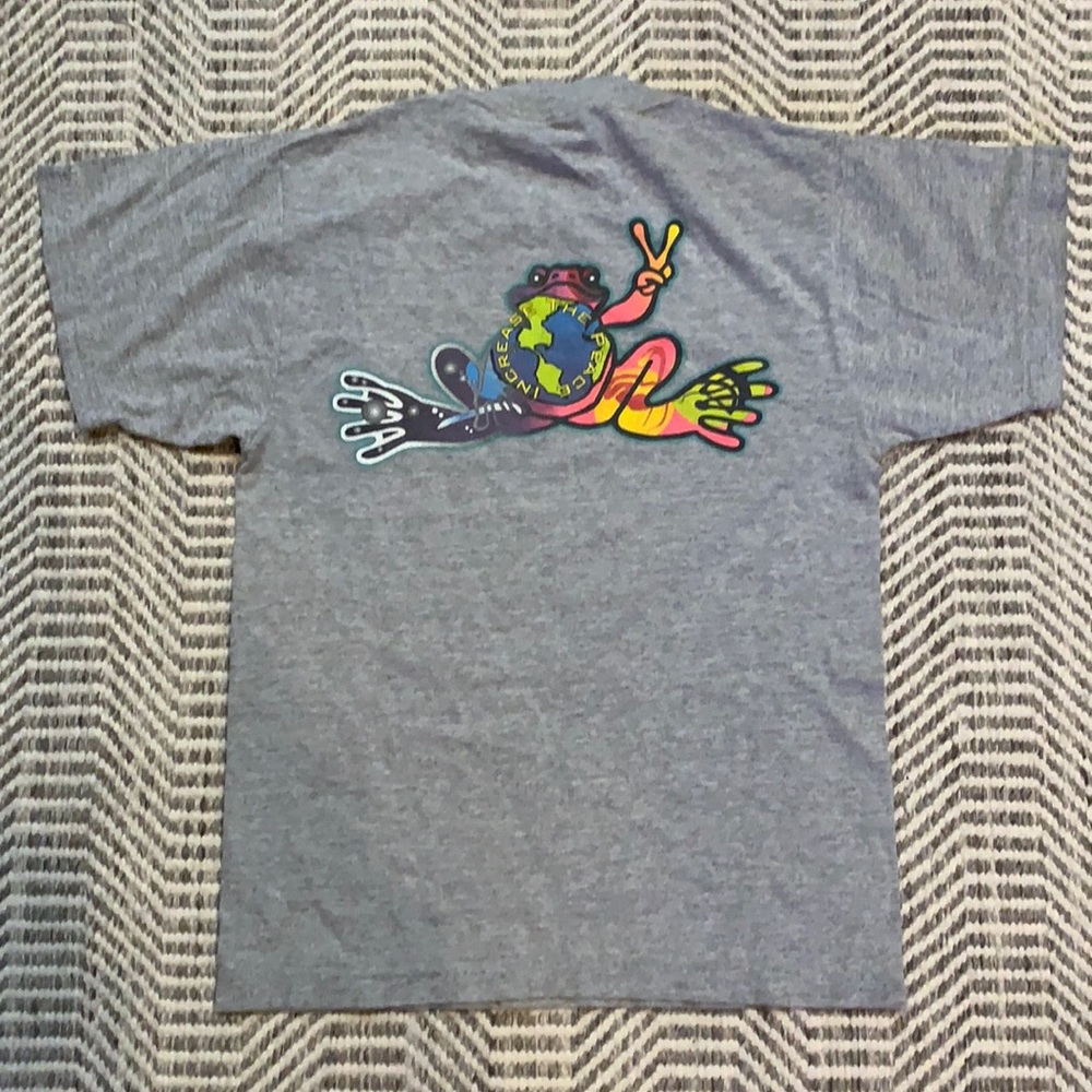☮️ 🐸 90s Peace Frog t shirt 🐸☮️